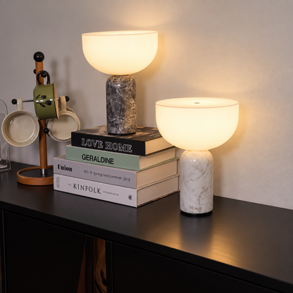 Lampe de table sans fil en marbre – Vaelor, vue 6