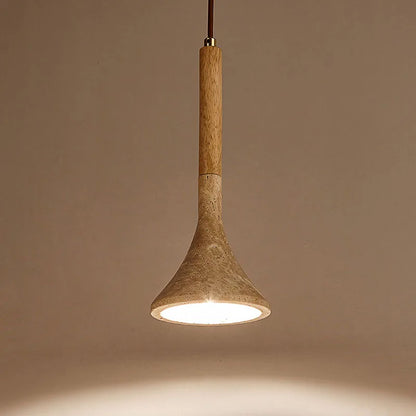 Suspension wabi-sabi en travertin – Vaelor, vue 4
