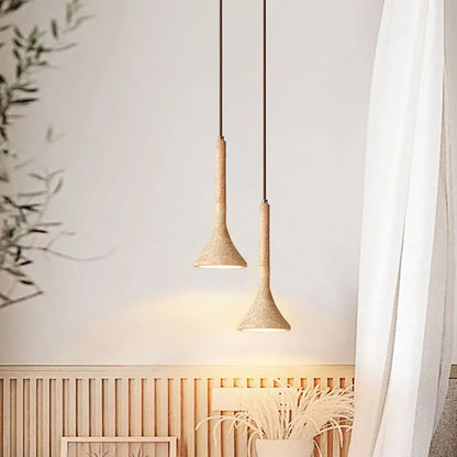 Suspension wabi-sabi en travertin – Vaelor, vue 2