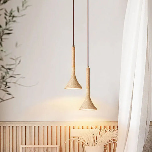 Suspension wabi-sabi en travertin – Vaelor, vue 2