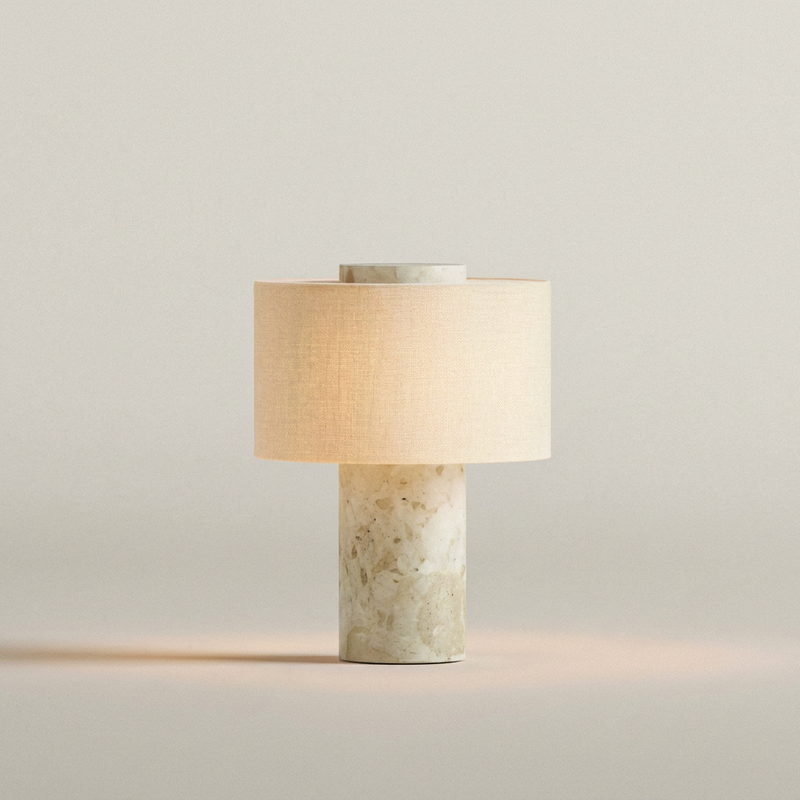 Lampe sans fil grand format en pierre – Vaelor, vue 1