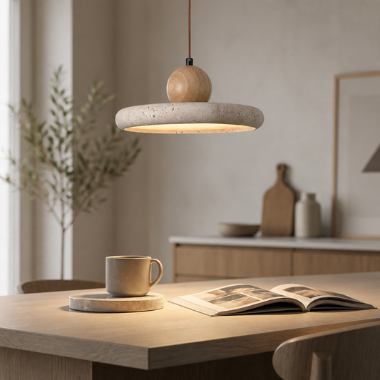 Suspension en travertin – Vaelor, vue 2