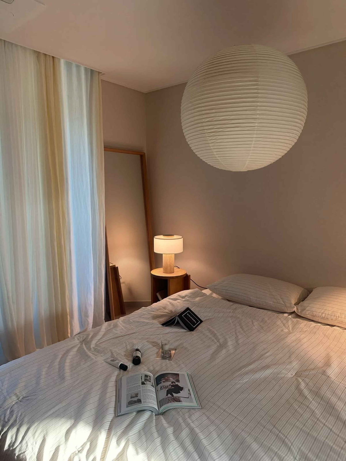 Lampe sans fil grand format en pierre – Vaelor, vue 3