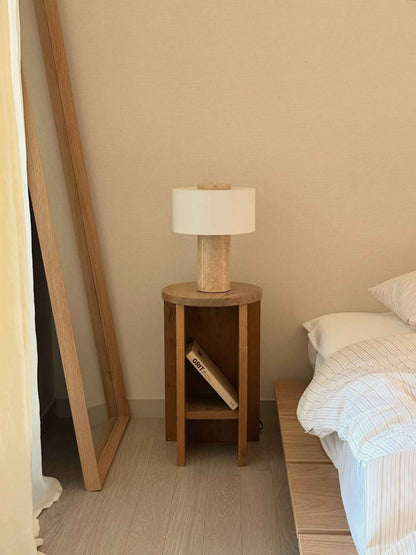 Lampe sans fil grand format en pierre – Vaelor, vue 4